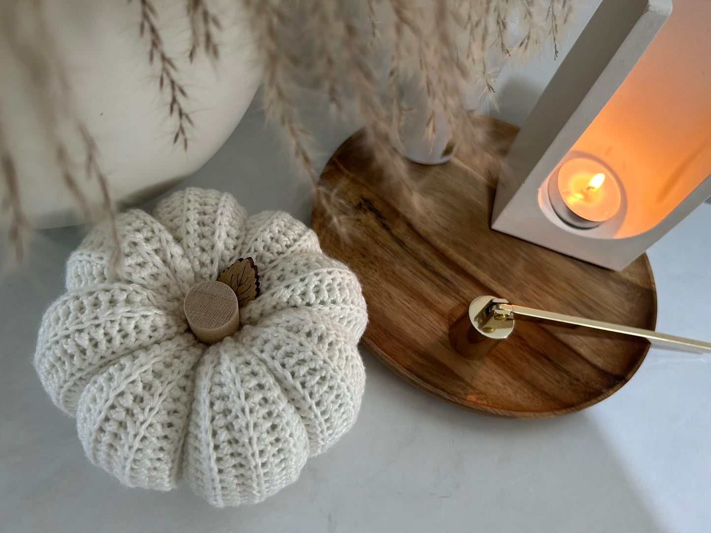 Crochet Pumpkin | Block Colour