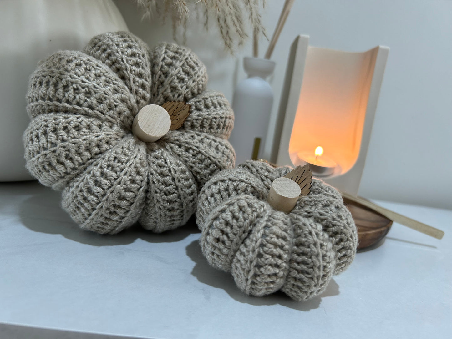 Crochet Pumpkin | Block Colour