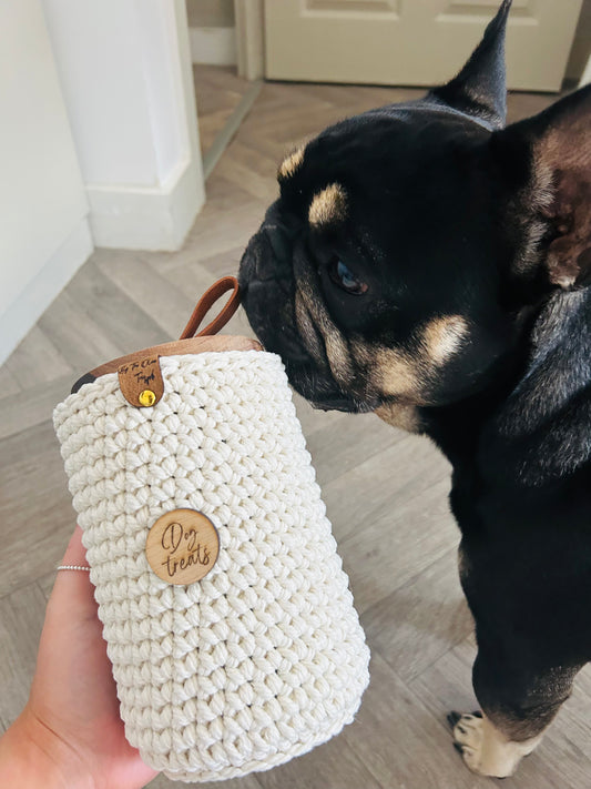 Crochet Dog Treat Jar